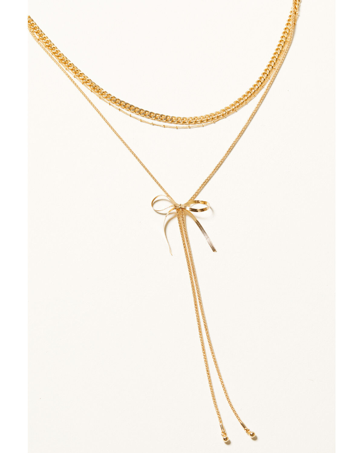 Women's Shyanne Layered Bow Bolo Necklace