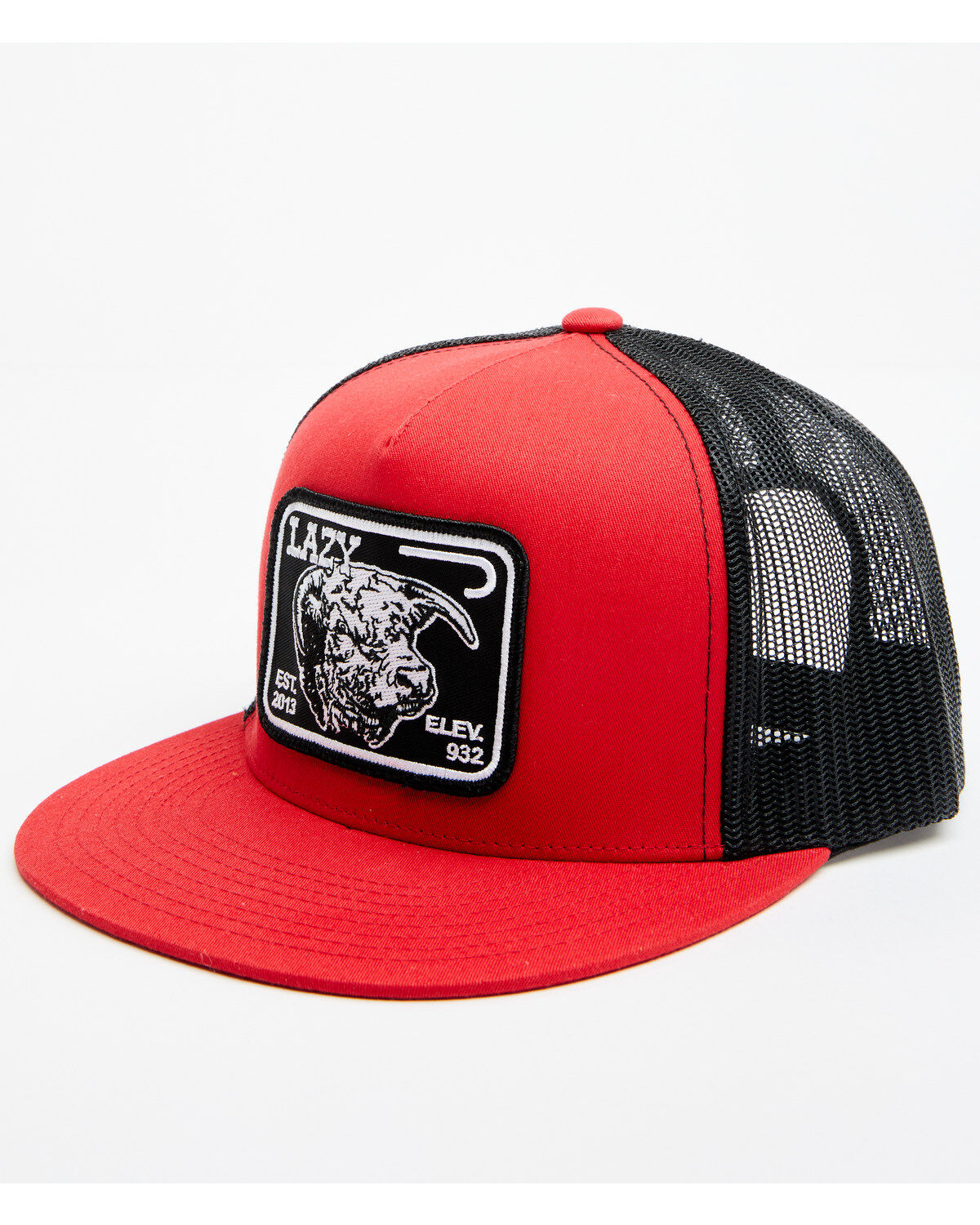Men's Lazy J Ranch Elevation Recreation Patch Mesh-Back Ball Cap