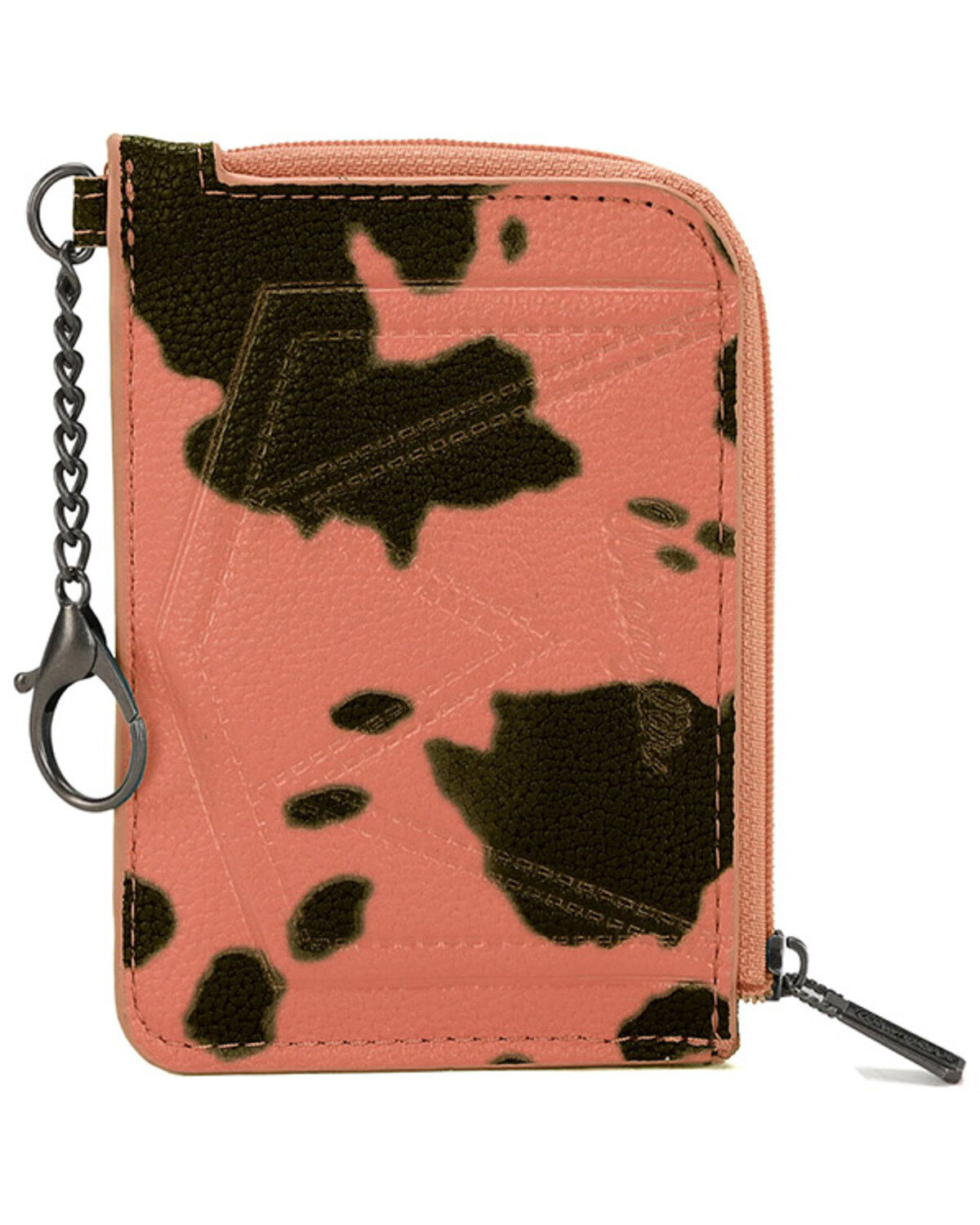 Women's Wrangler Cow Print Credit Card Wallet