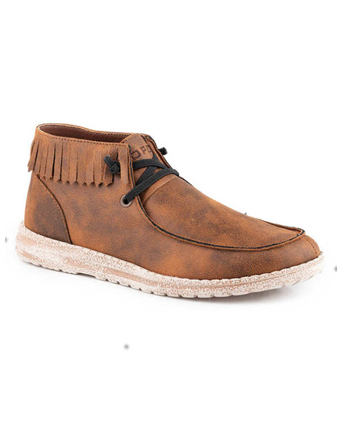 Women's Roper Hang Loose Fringe Casual Shoes - Moc Toe