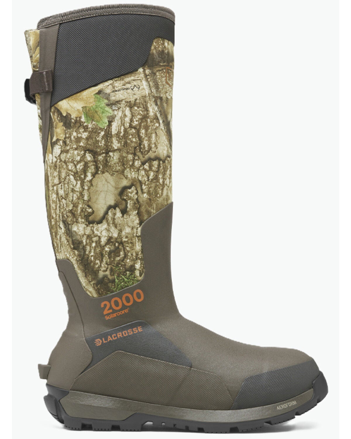 Men's LaCrosse Alphaburly Aero 17 Realtree APX 2000G Rubber Work Boots
