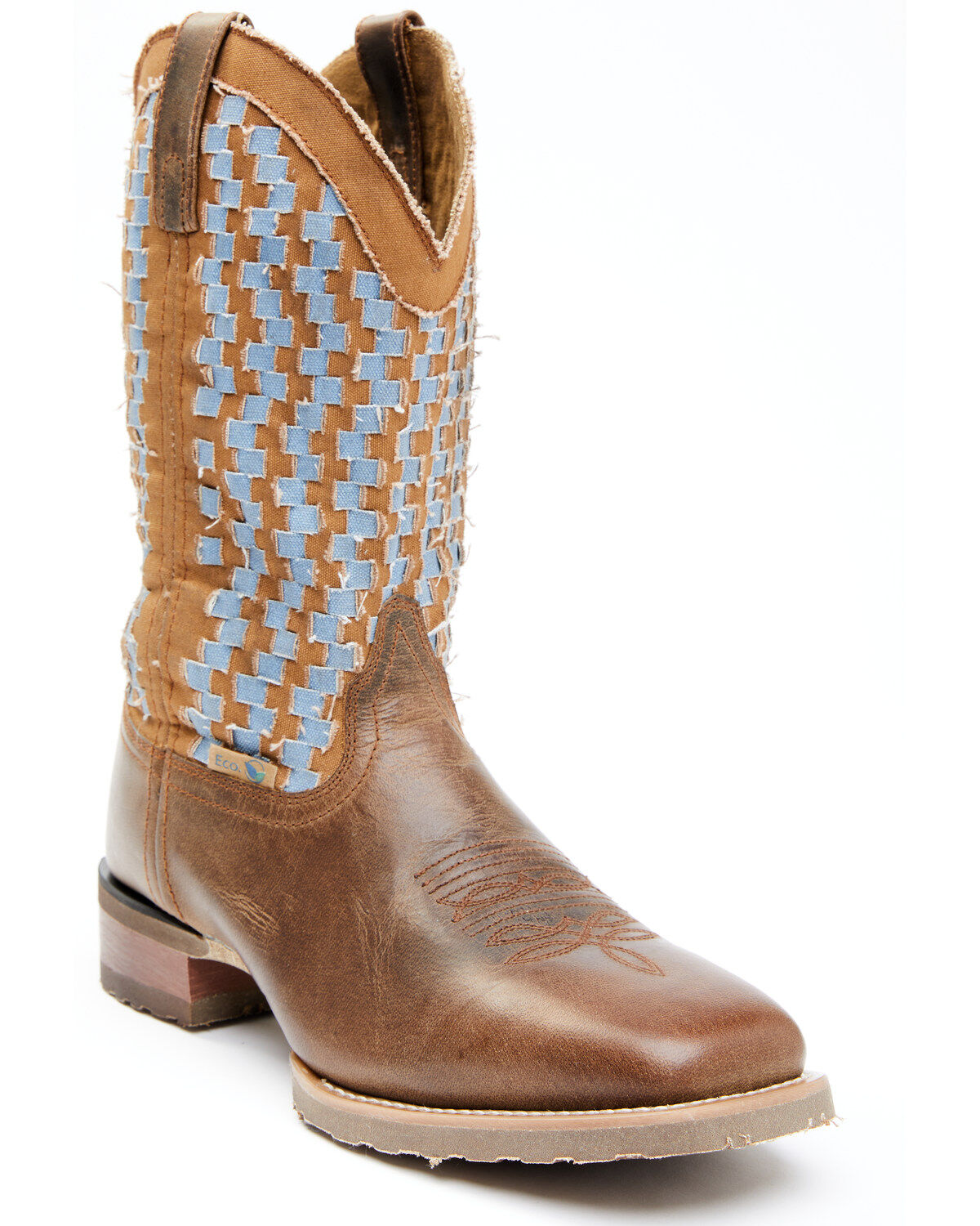 Men's Laredo Ned Woven Western Boots - Broad Square Toe