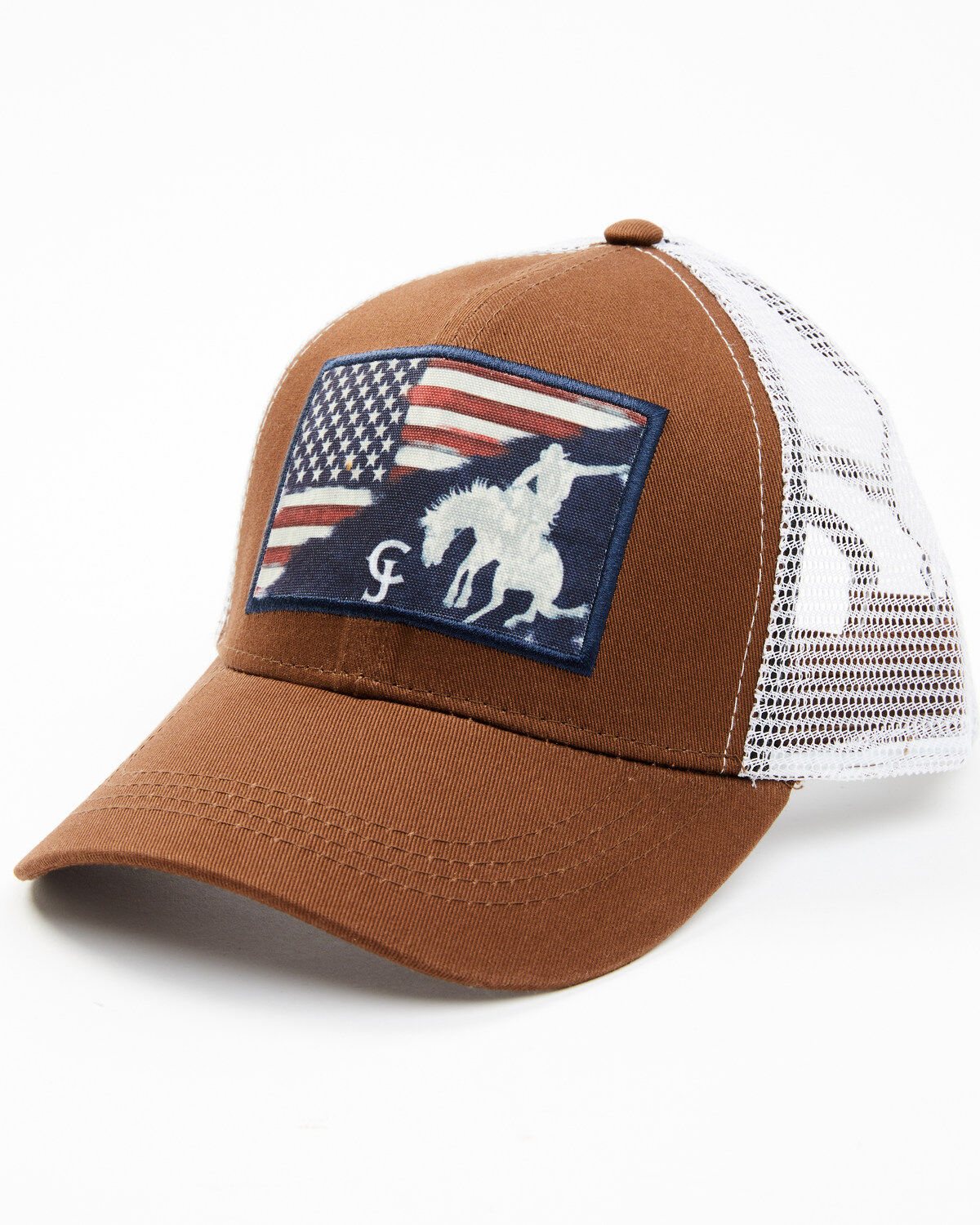Men's Cody James Patriotic Bucking Bronco Ball Cap