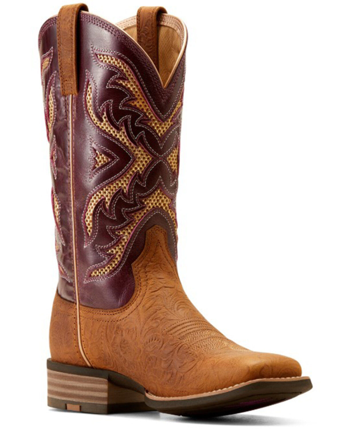 Women's Ariat San Angelo VentTEK 360 Performance Western Boots - Broad