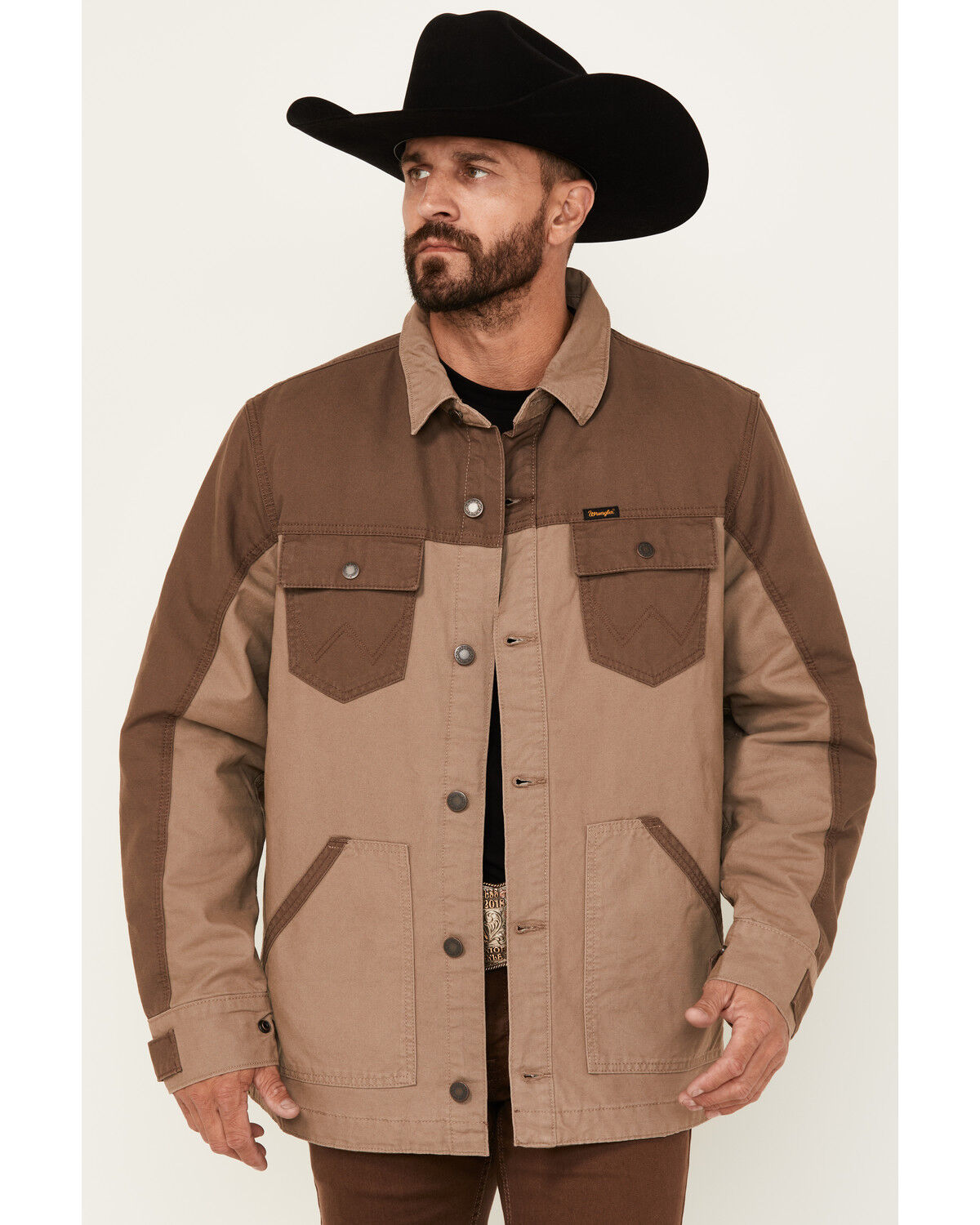 Men's Wrangler Quilted Lined Canvas Jacket