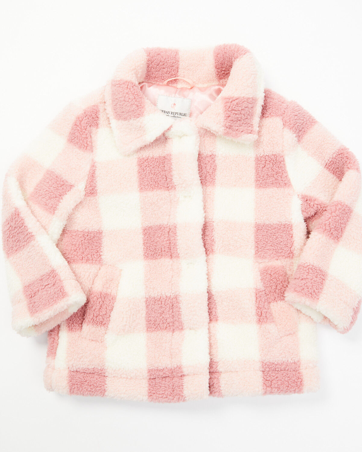 Girls' Urban Republic Infant Plaid Print Snap Shacket