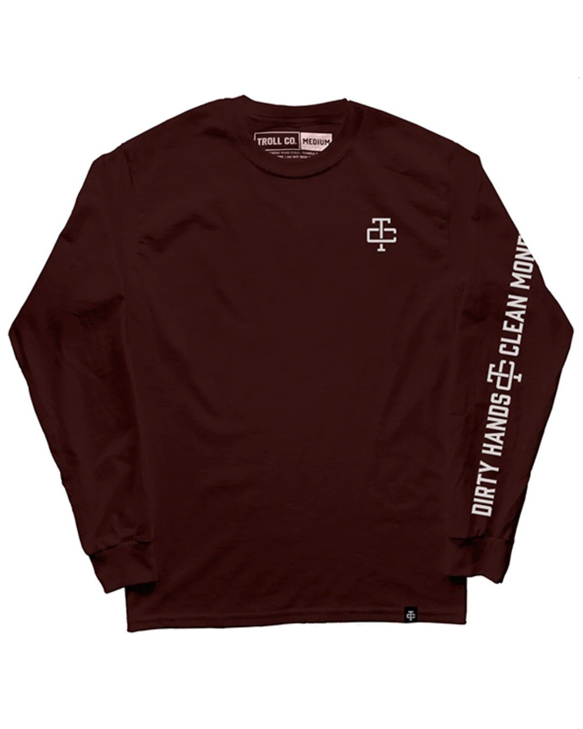 Men's Troll Co Grit Logo Long Sleeve Graphic Shirt