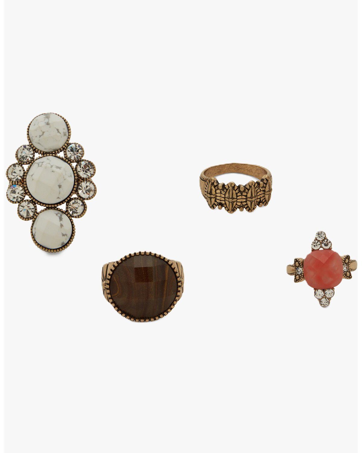 Women's Lainey Wilson Multi Ring Set - 4 Piece