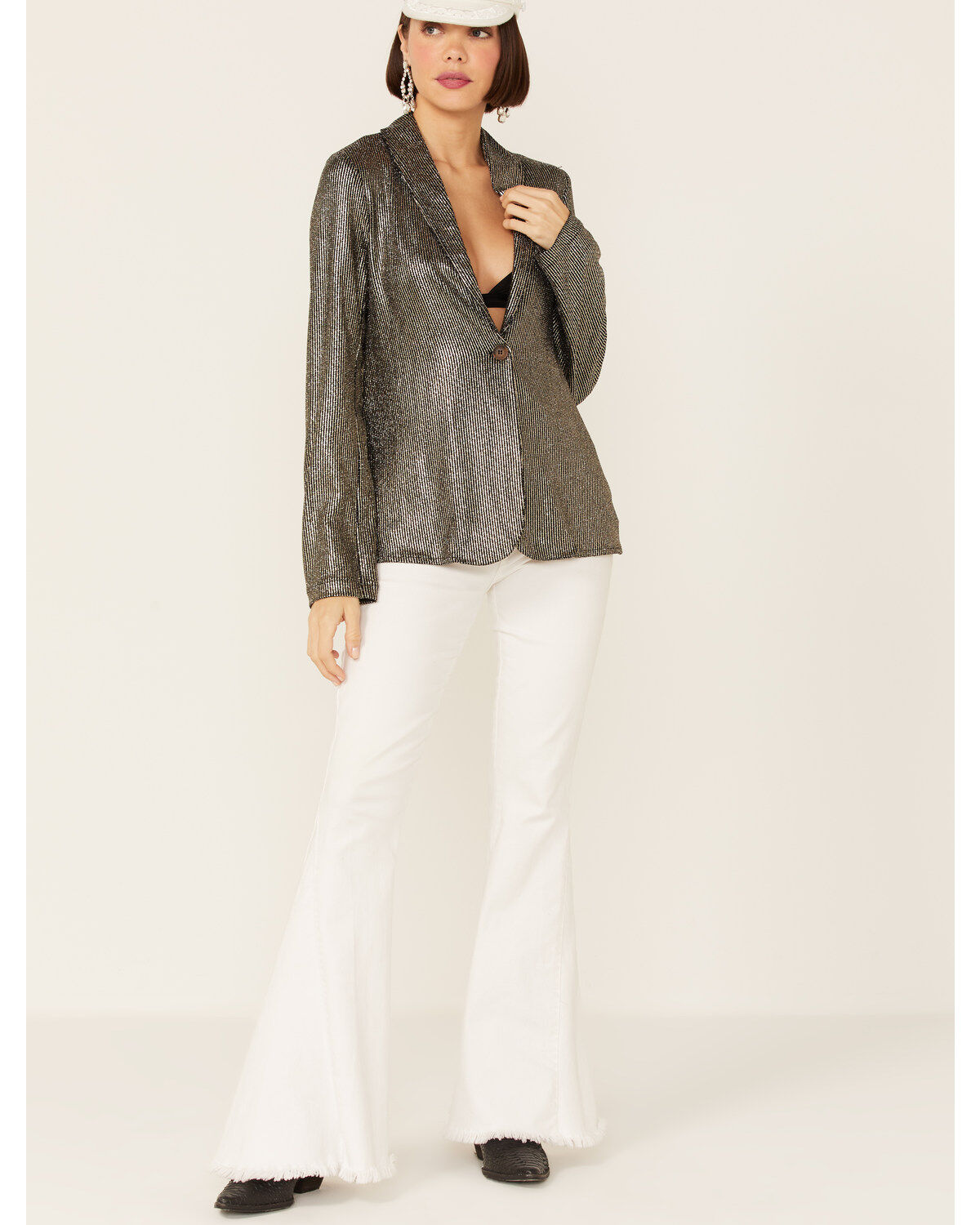 Women's Show Me Your Mumu Disco Glitz Felix Blazer