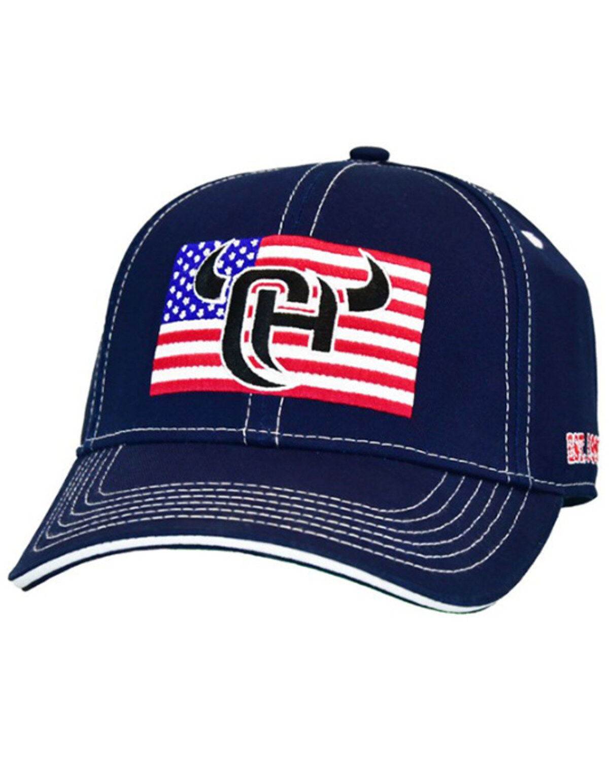 Men's Cowboy Hardware Logo Flag Patch Ball Cap