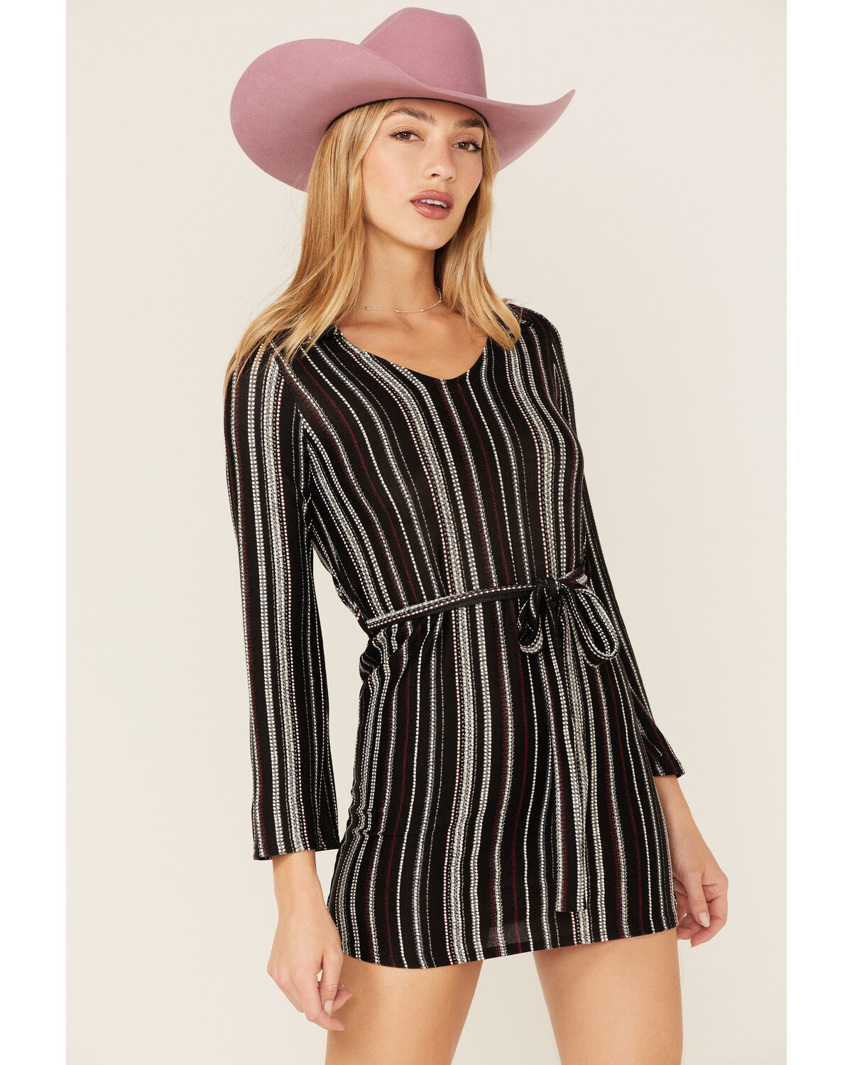 Women's Sadie & Sage Never Too Much Stripe Mini Dress