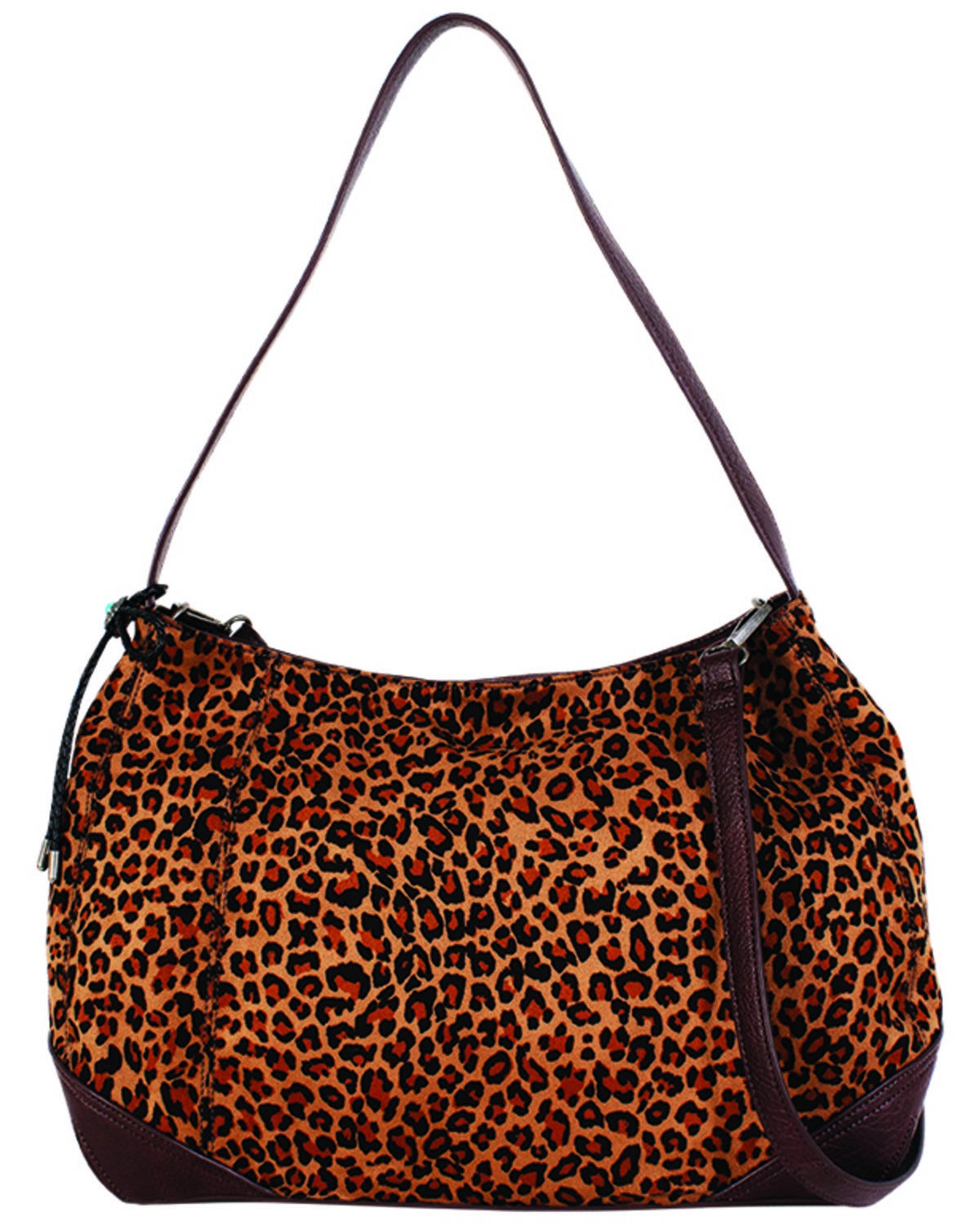 Women's Justin Leopard Print Crossbody Shoulder Bag