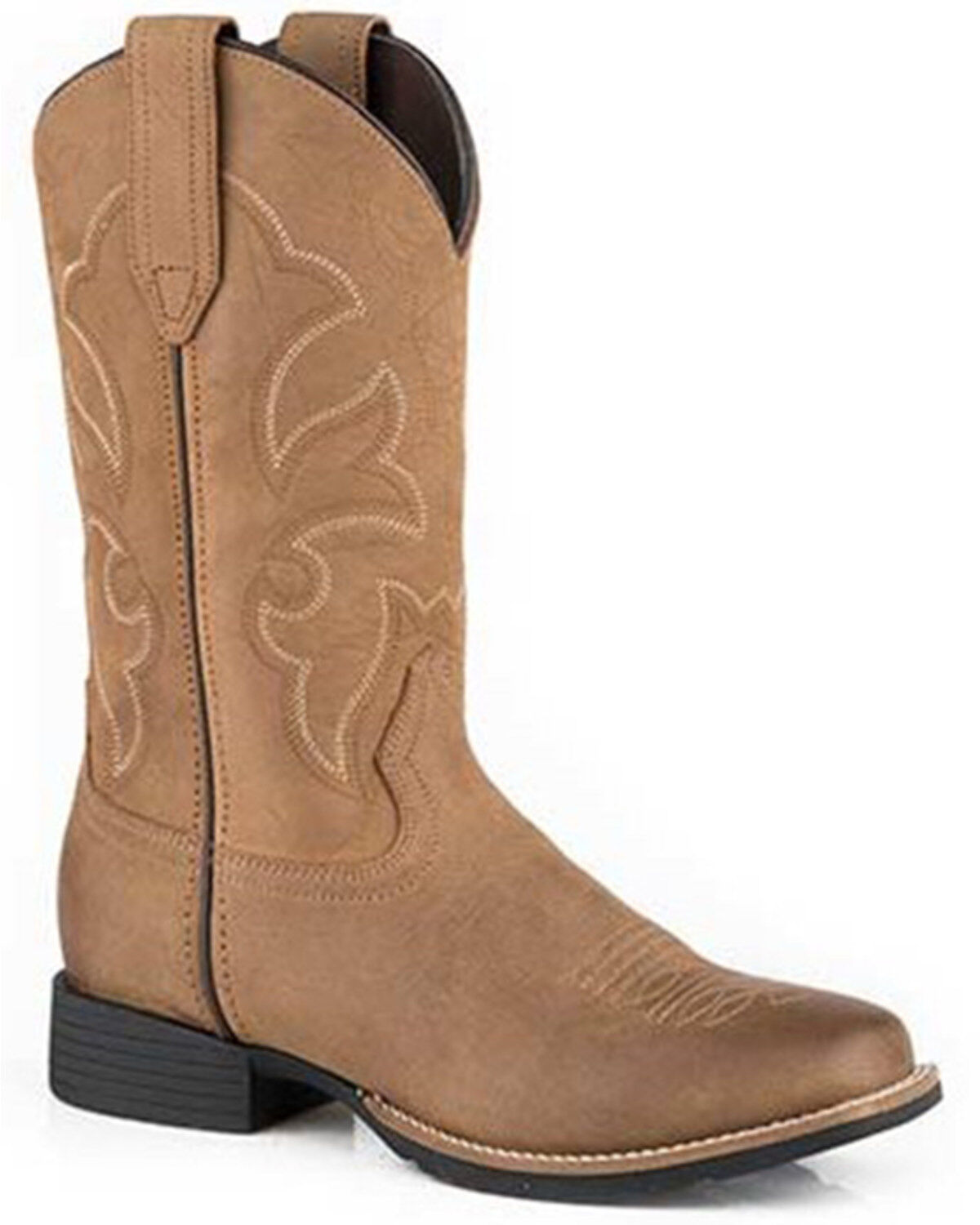 Men's Roper Monterey Crazy Horse Oiled Leather Performance Western Boo