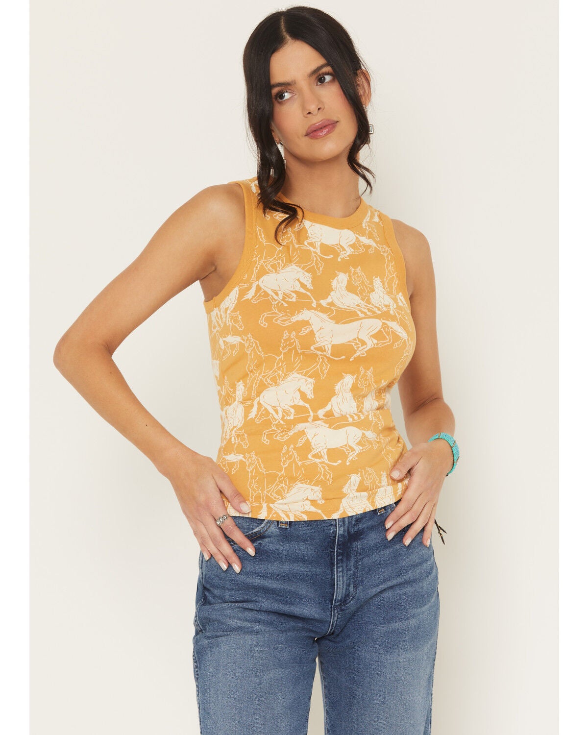 Women's Wrangler Retro Horse Print Tank