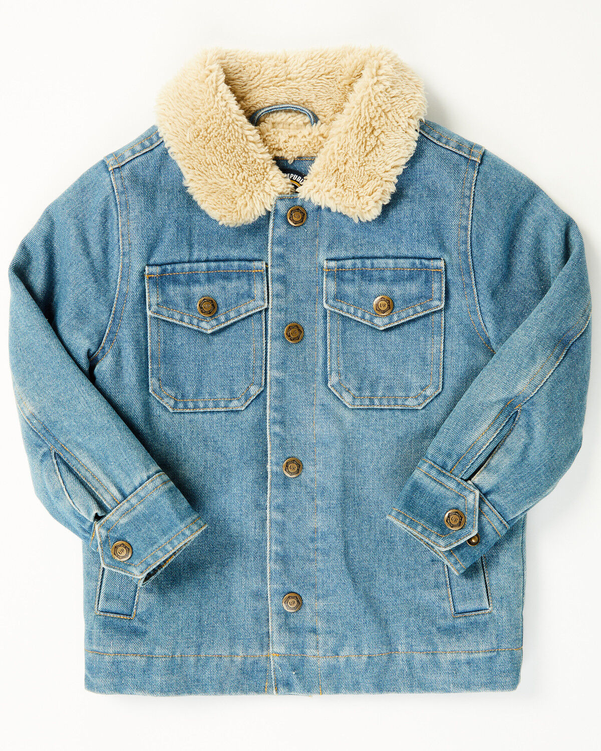Boys' Urban Republic Toddler Sherpa Lined Denim Jacket