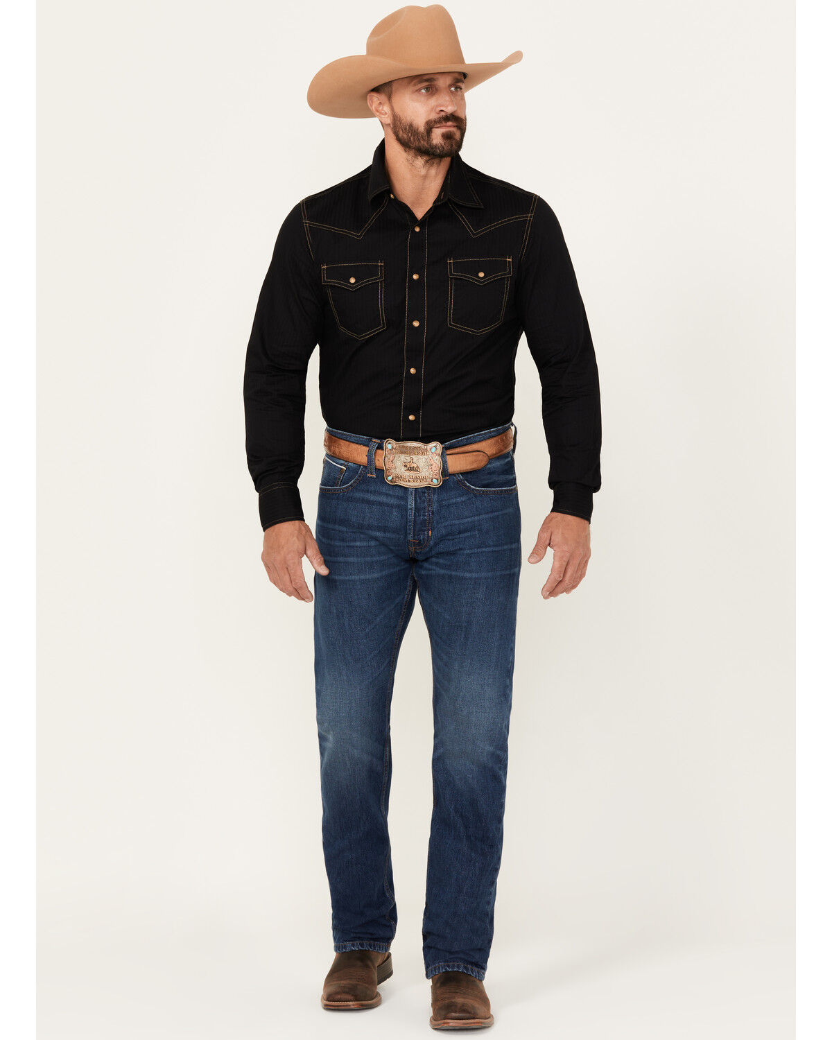 Men's Cody James Fort Worth Wash Jackson Slim Straight Selvedge Rigid