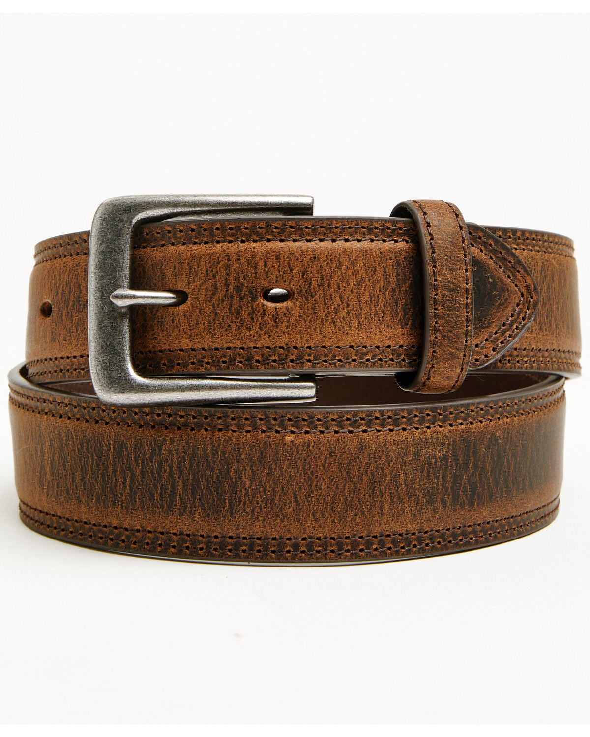 Men's Hawn Heavy Duty Double Stitch Leather Belt