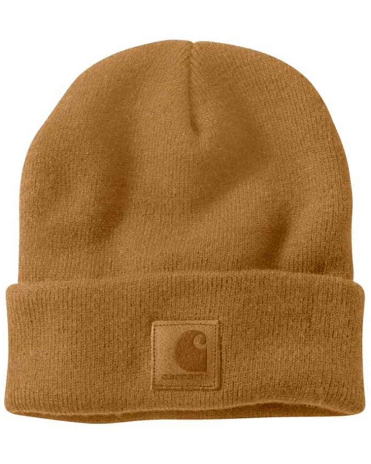 Carhartt Brown Acrylic Tonal Label Watch Work Beanie