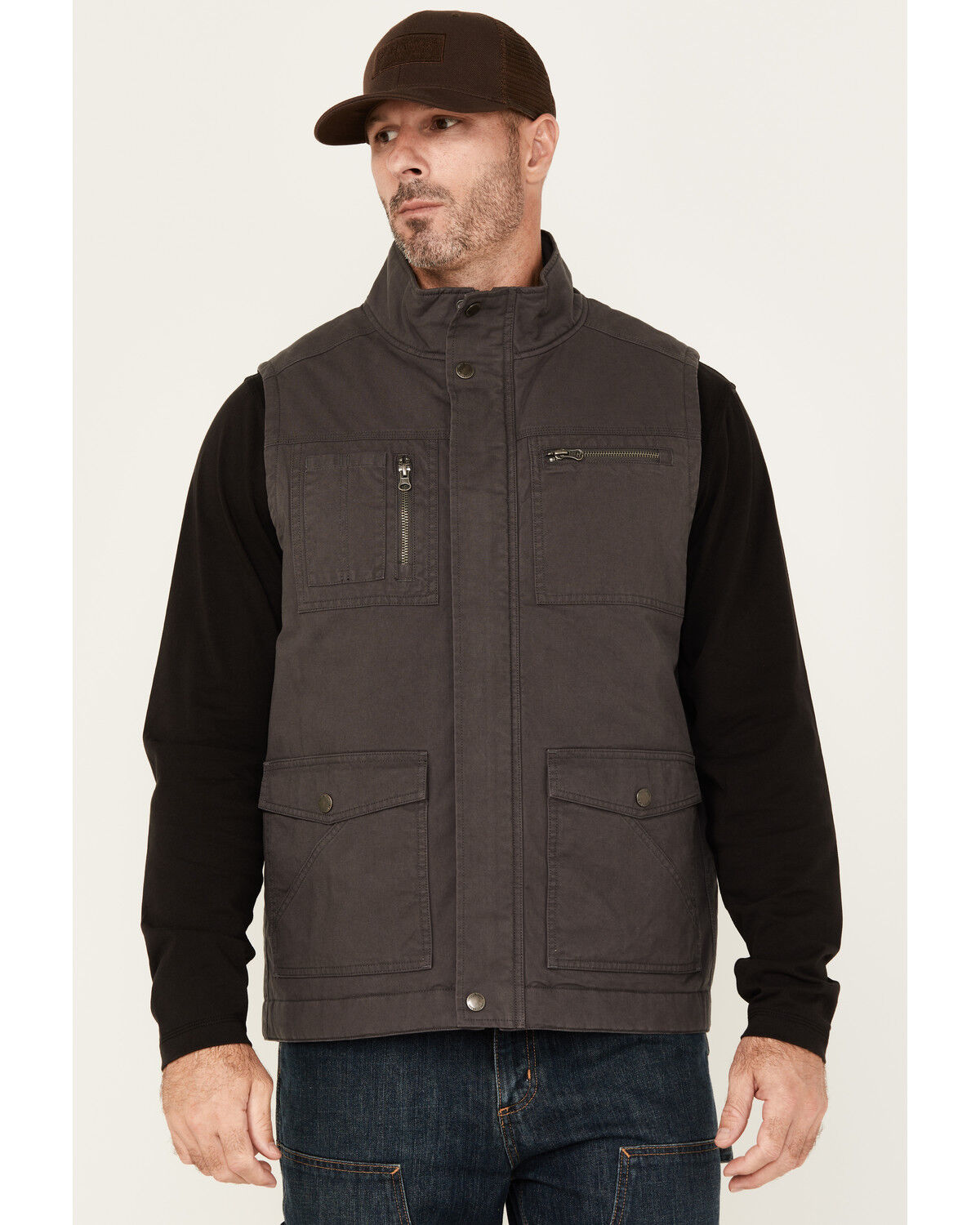 Men's Lucky Brand Workwear Slub Canvas Insulated Vest