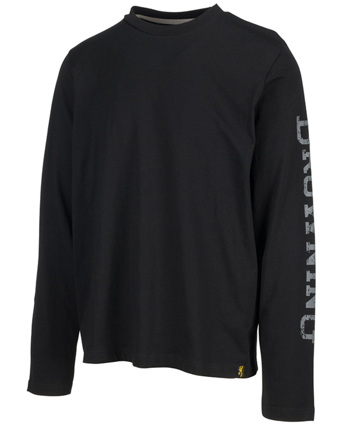 Men's Browning Solid Logan Logo Graphic Lightweight Long Sleeve T-Shir