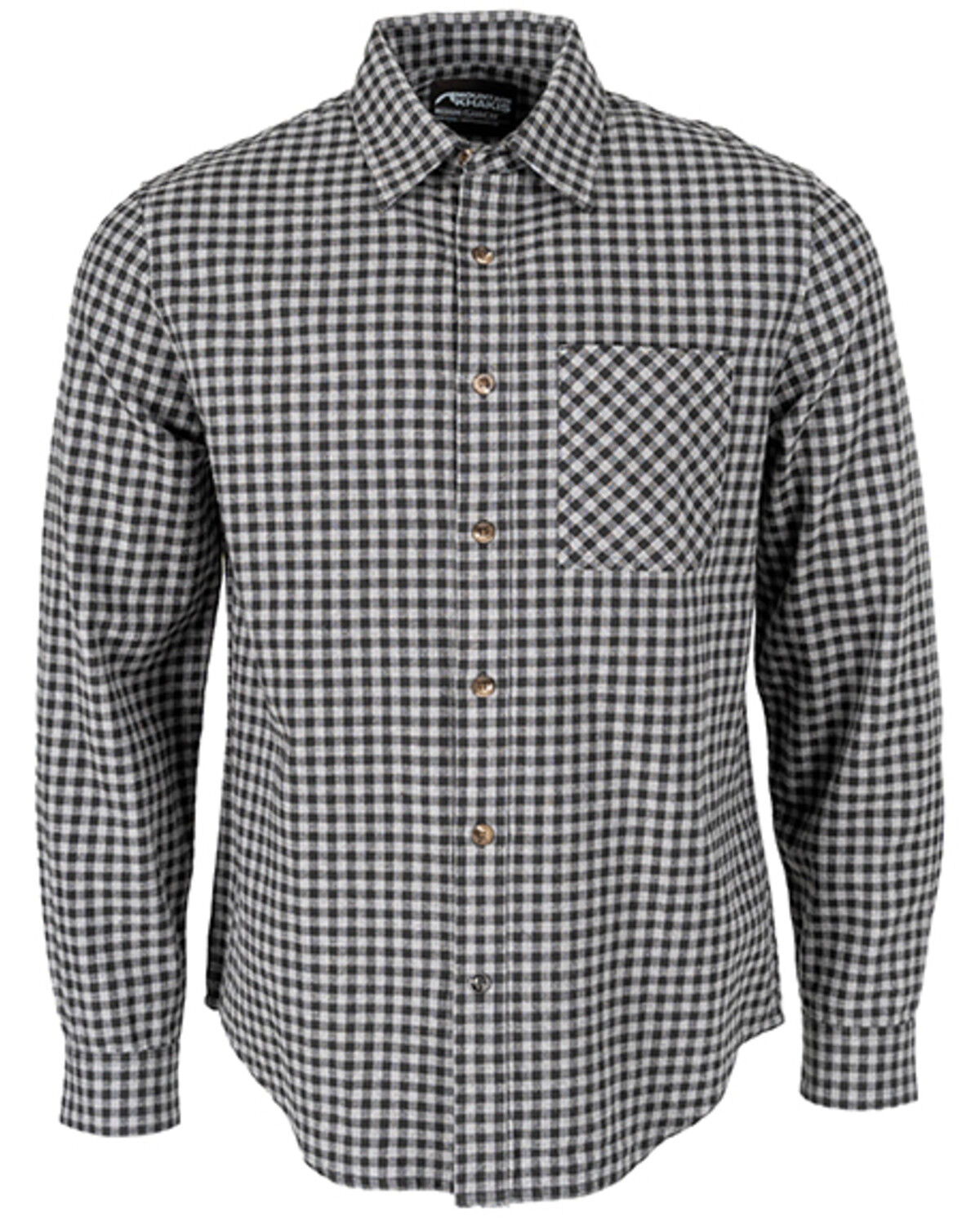 Men's Mountain Khakis Downtown Plaid Print Long Sleeve Button-Down Fla