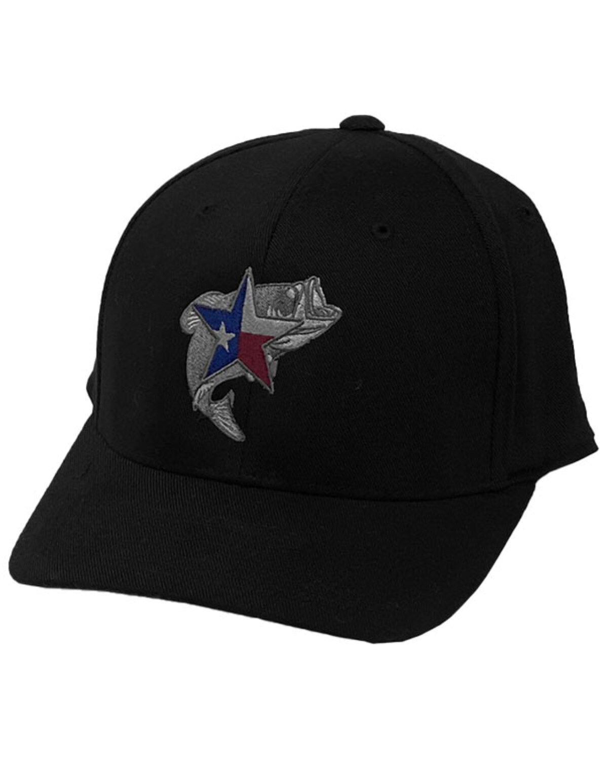 Men's Oil Field Hats Texas Flag Bass Embroidered Ball Cap