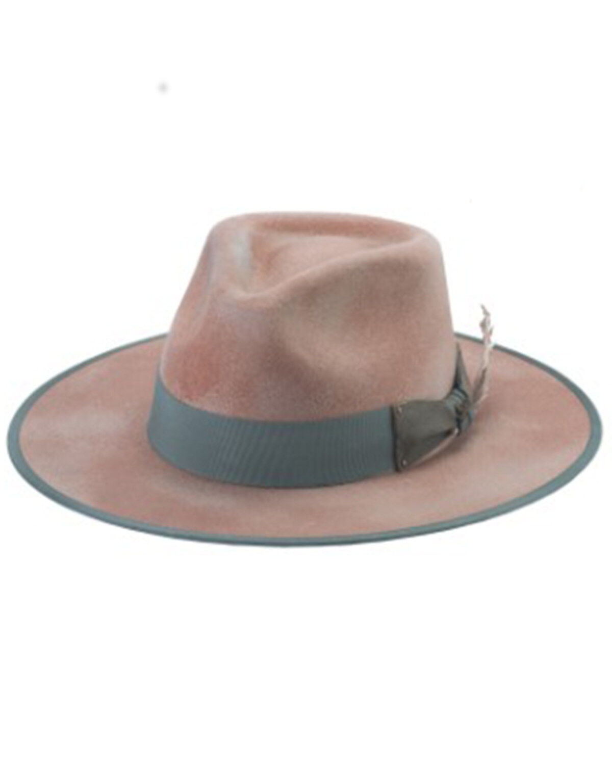 Bullhide Salmon Saratoga Bow Fedora Hat