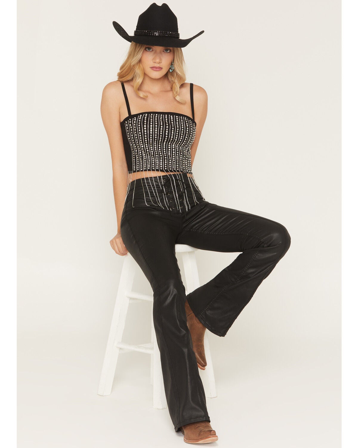 Women's Idyllwind Dahlia Rhinestone Bustier Tank