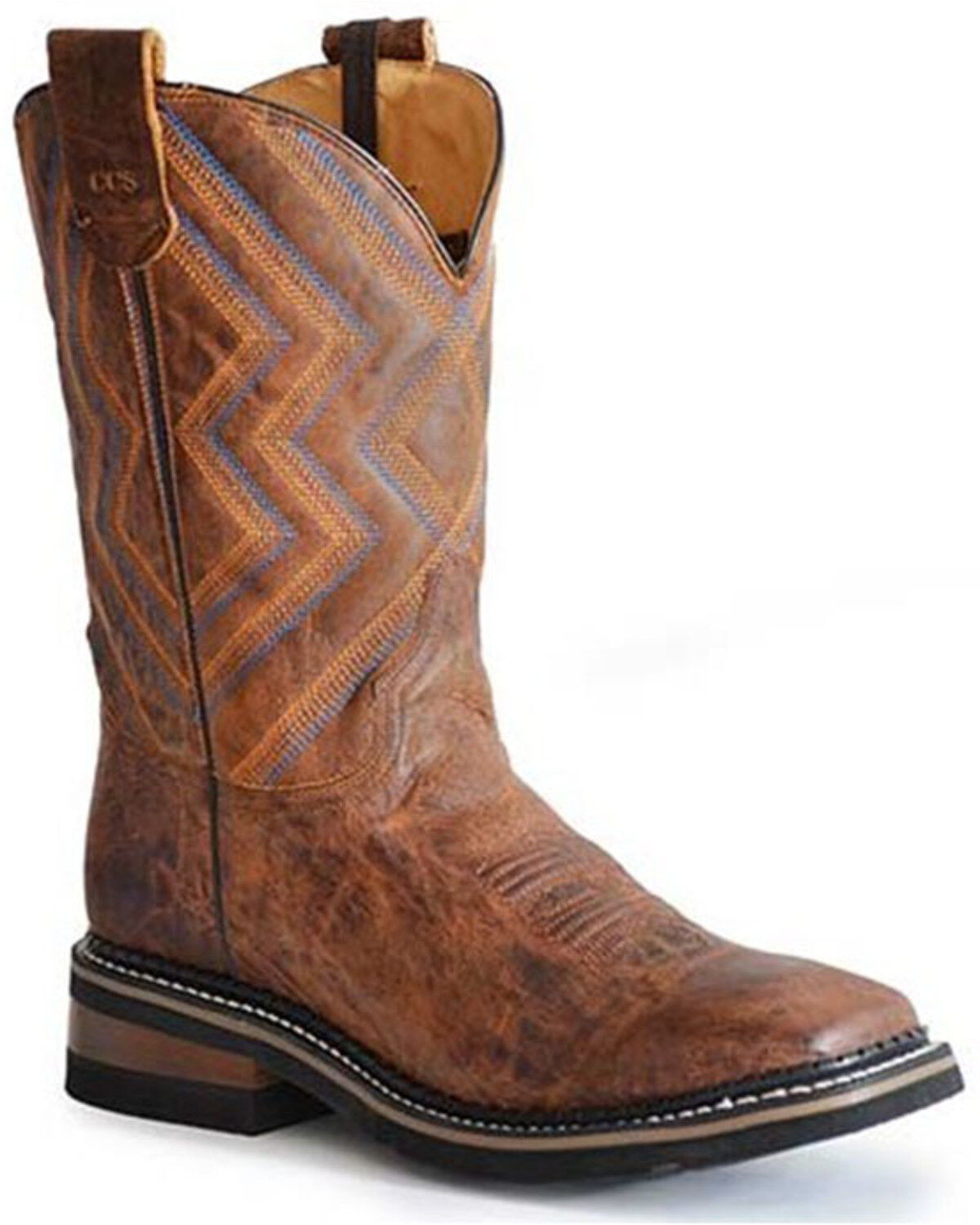 Men's Roper Ranch Western Boots - Square Toe