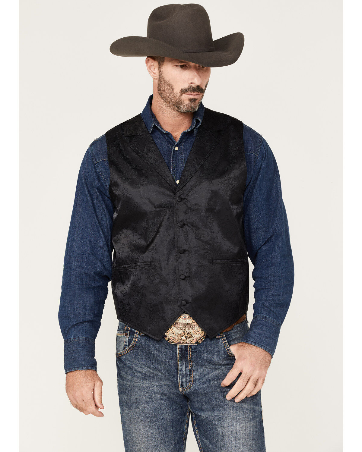 Men's Cody James Regal Paisley Print Vest