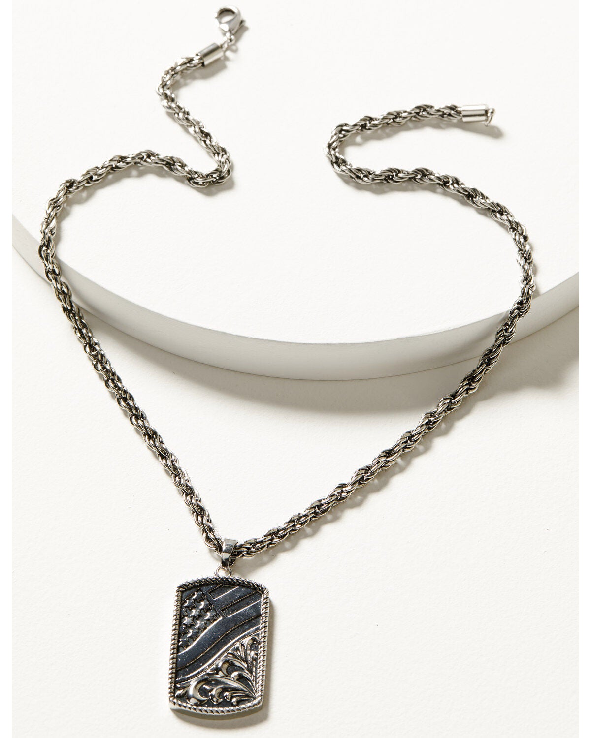 Women's Moonshine Spirit American Dog Tag Necklace