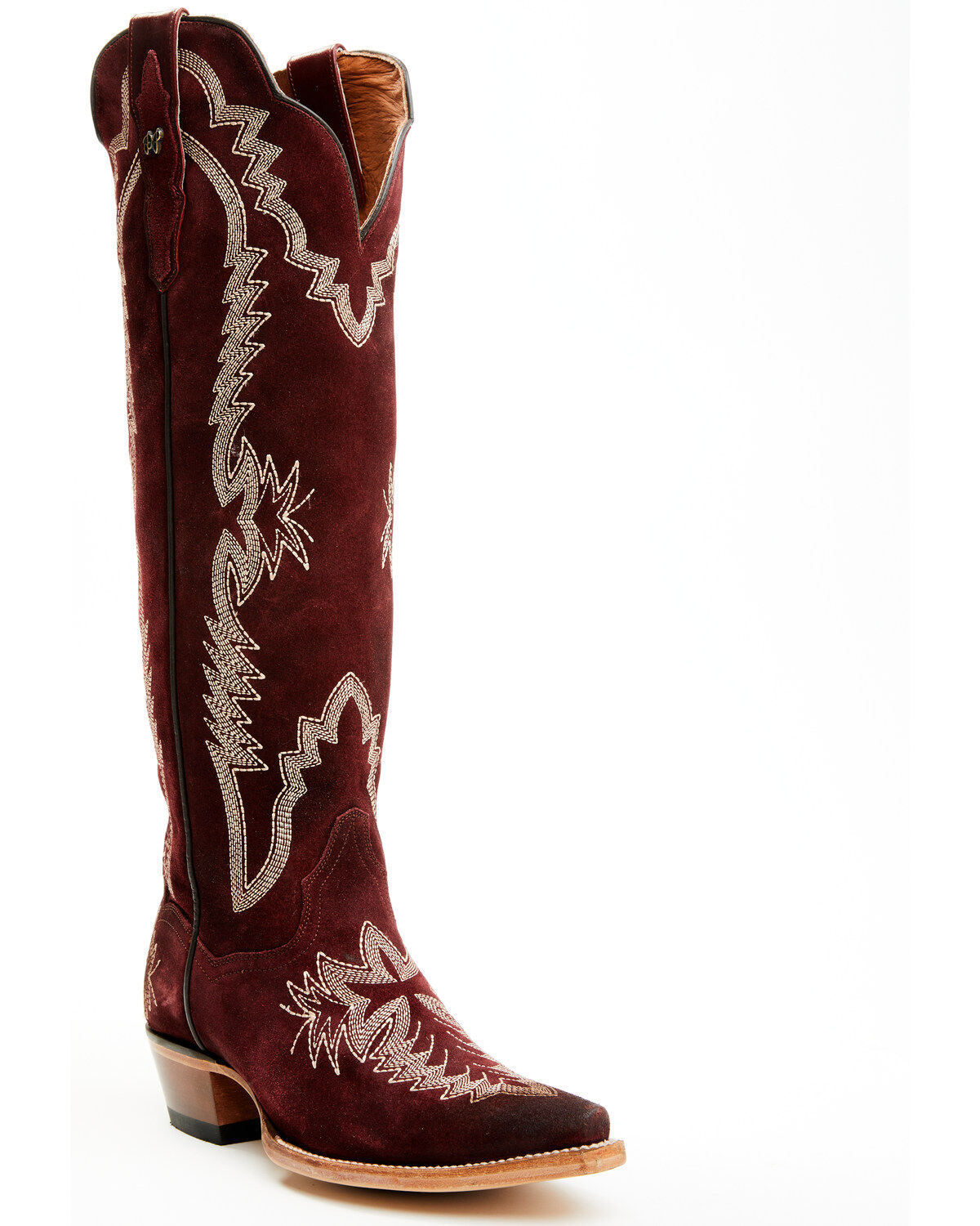 Women's Dan Post Marlowe Suede Western Boots - Snip Toe