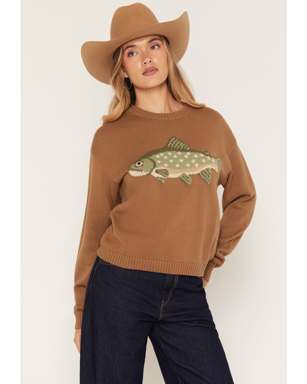 Women's Wishlist Fish Sweater