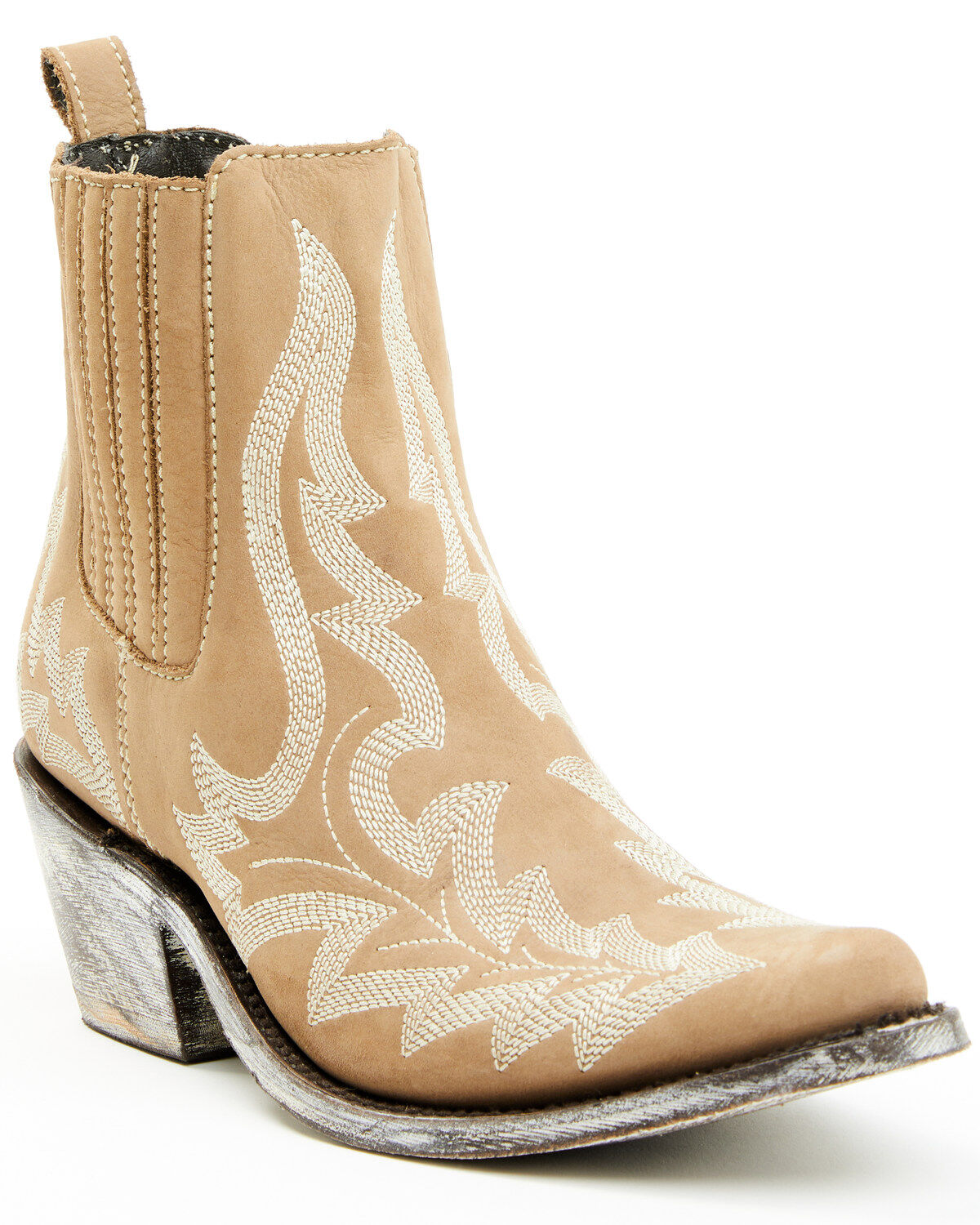Women's Liberty Black Simone Classic Western Booties - Round Toe