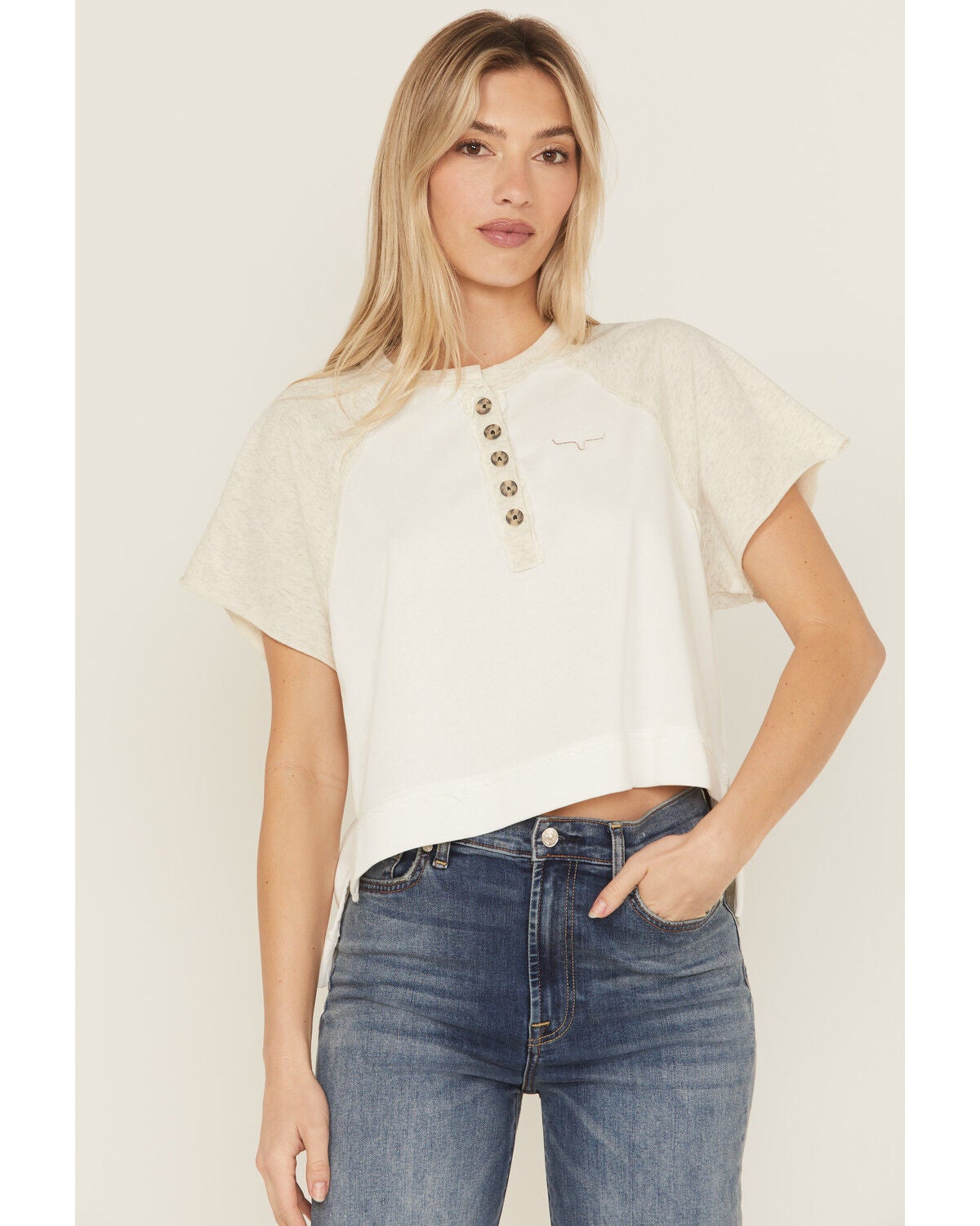 Women's Kimes Ranch Colorblock Short Sleeve Henley Tee