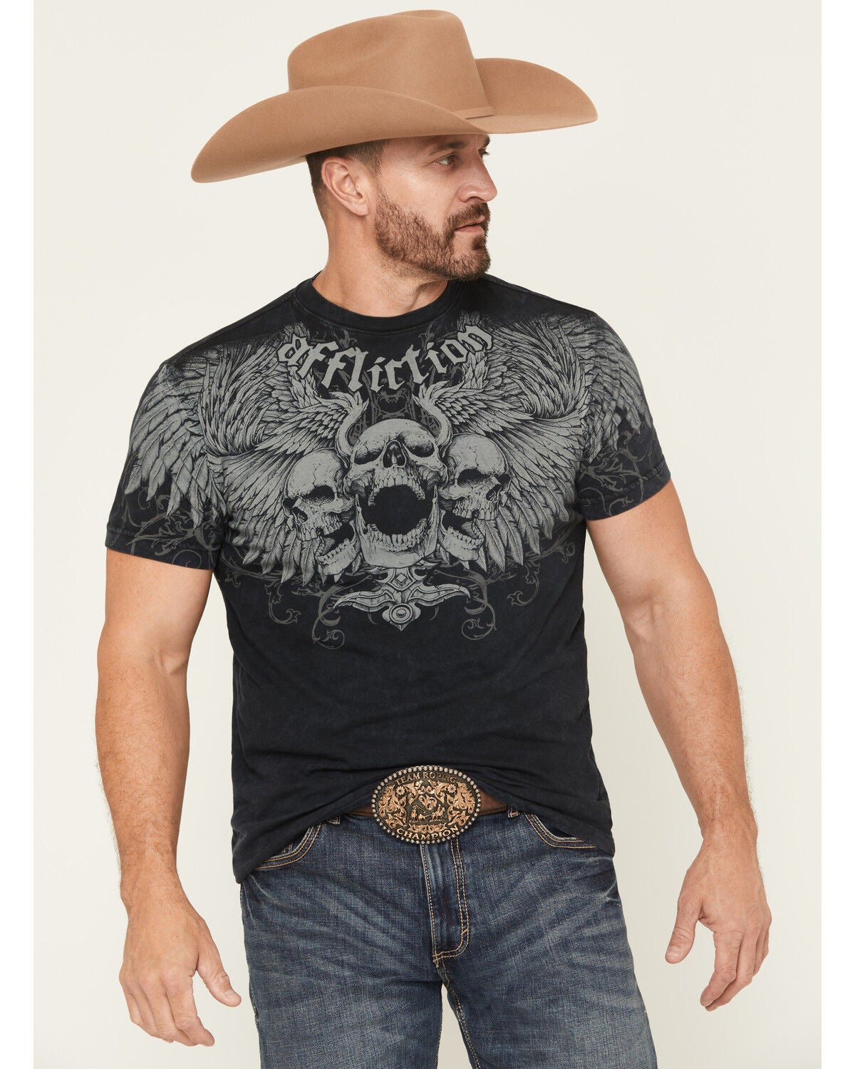 Men's Affliction Desperation Short Sleeve Graphic T-Shirt