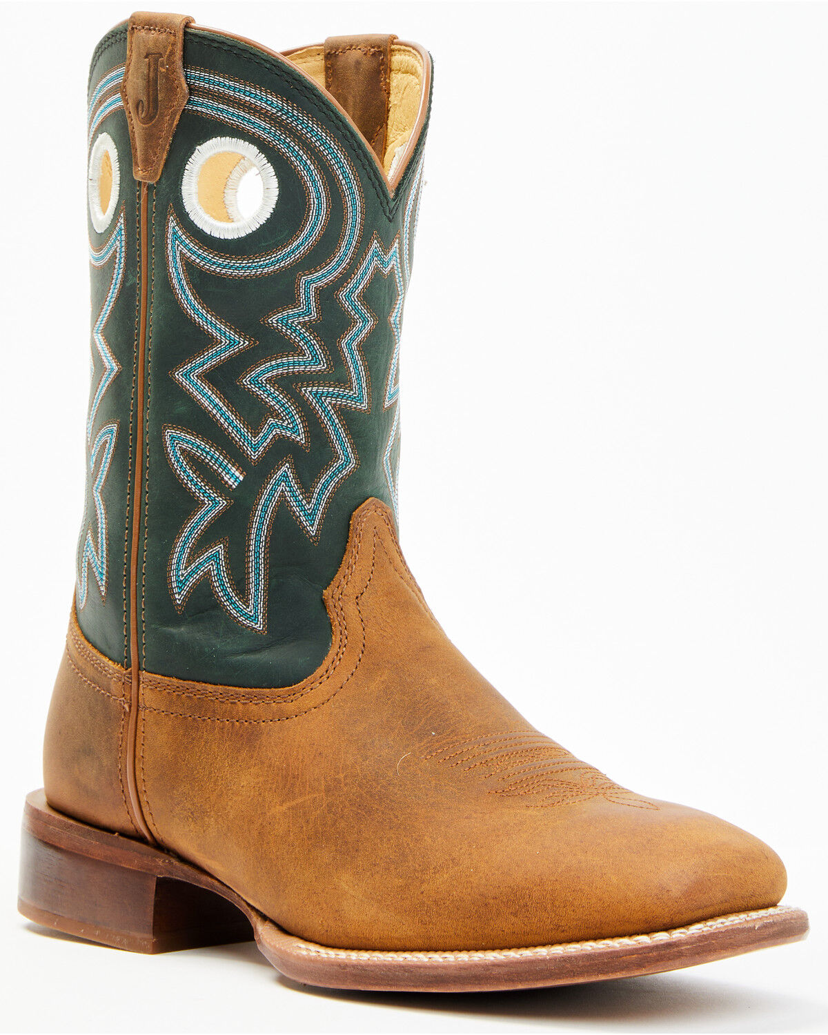 Men's Justin Frontier Western Boots - Broad Square Toe