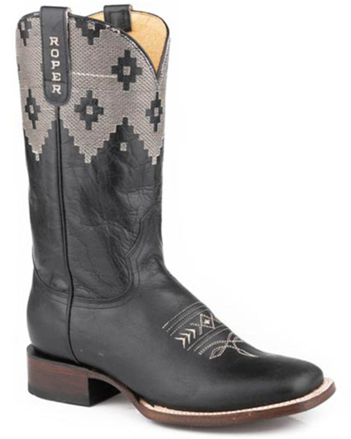 Women's Roper Classy Western Boots - Broad Square Toe