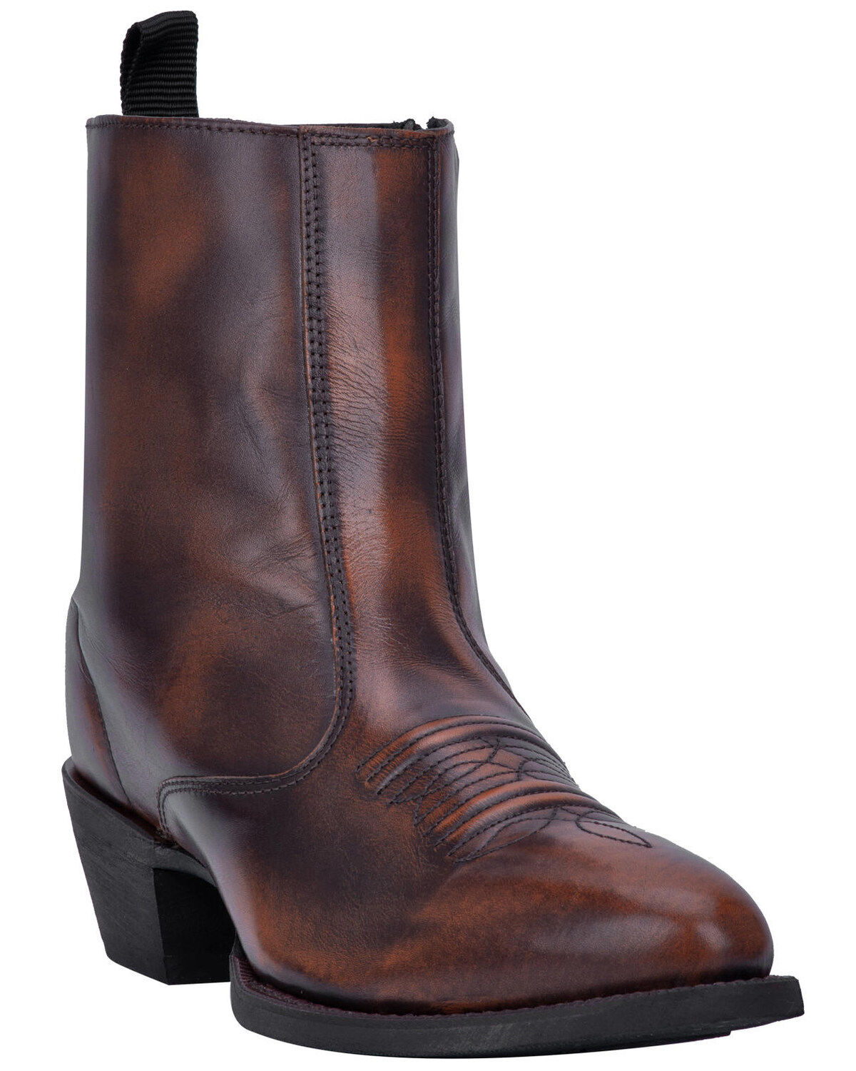 Men's Laredo Side Zipper Western Boots - Round Toe