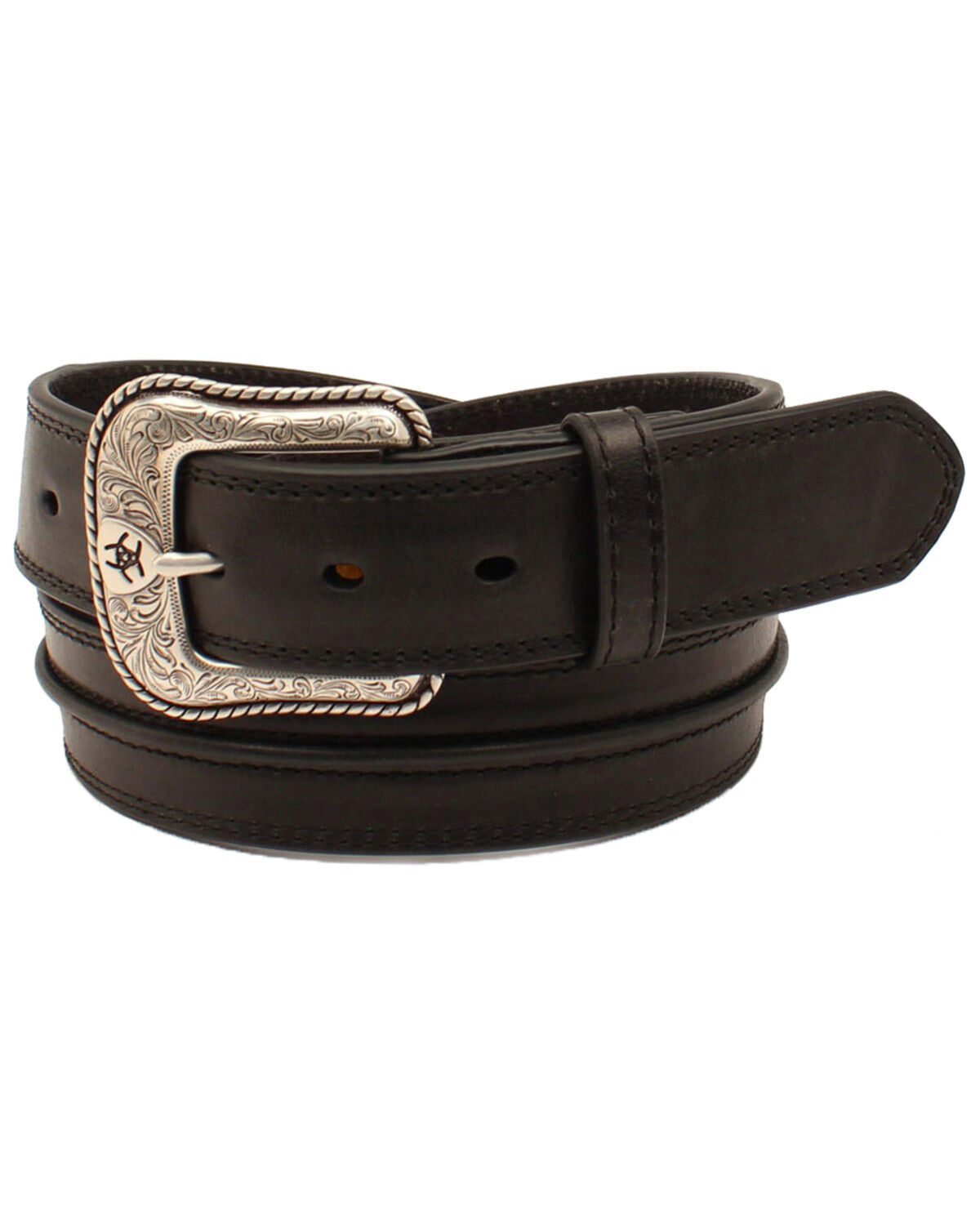 Men's Ariat Bump Leather Western Belt