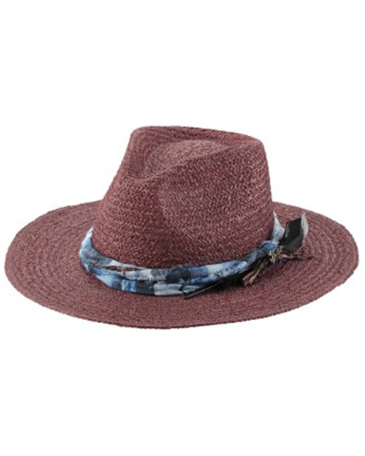 Bullhide Cherry Jubilee Fedora Straw Hat