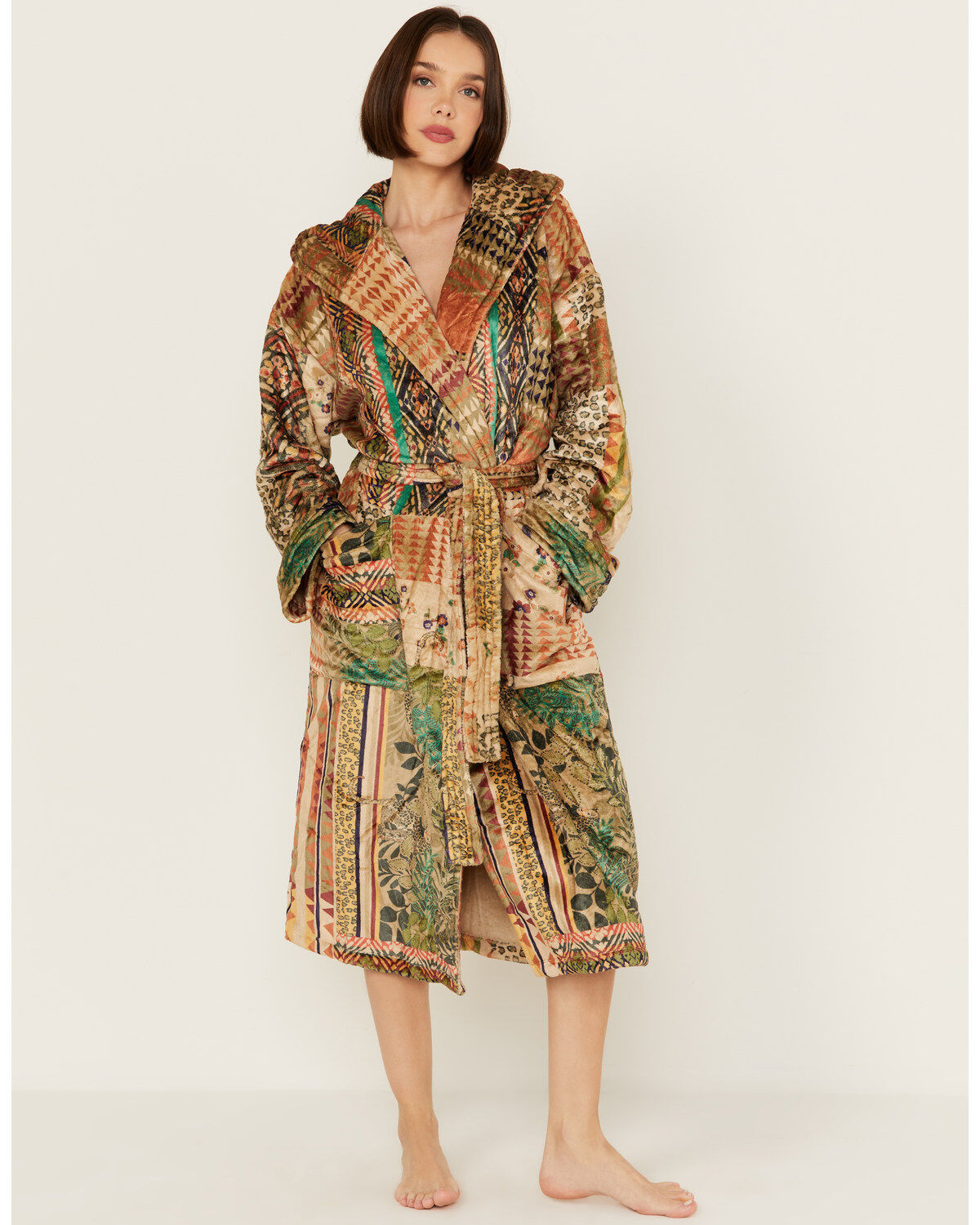 Women's Johnny Was Fria Patch Cozy Robe