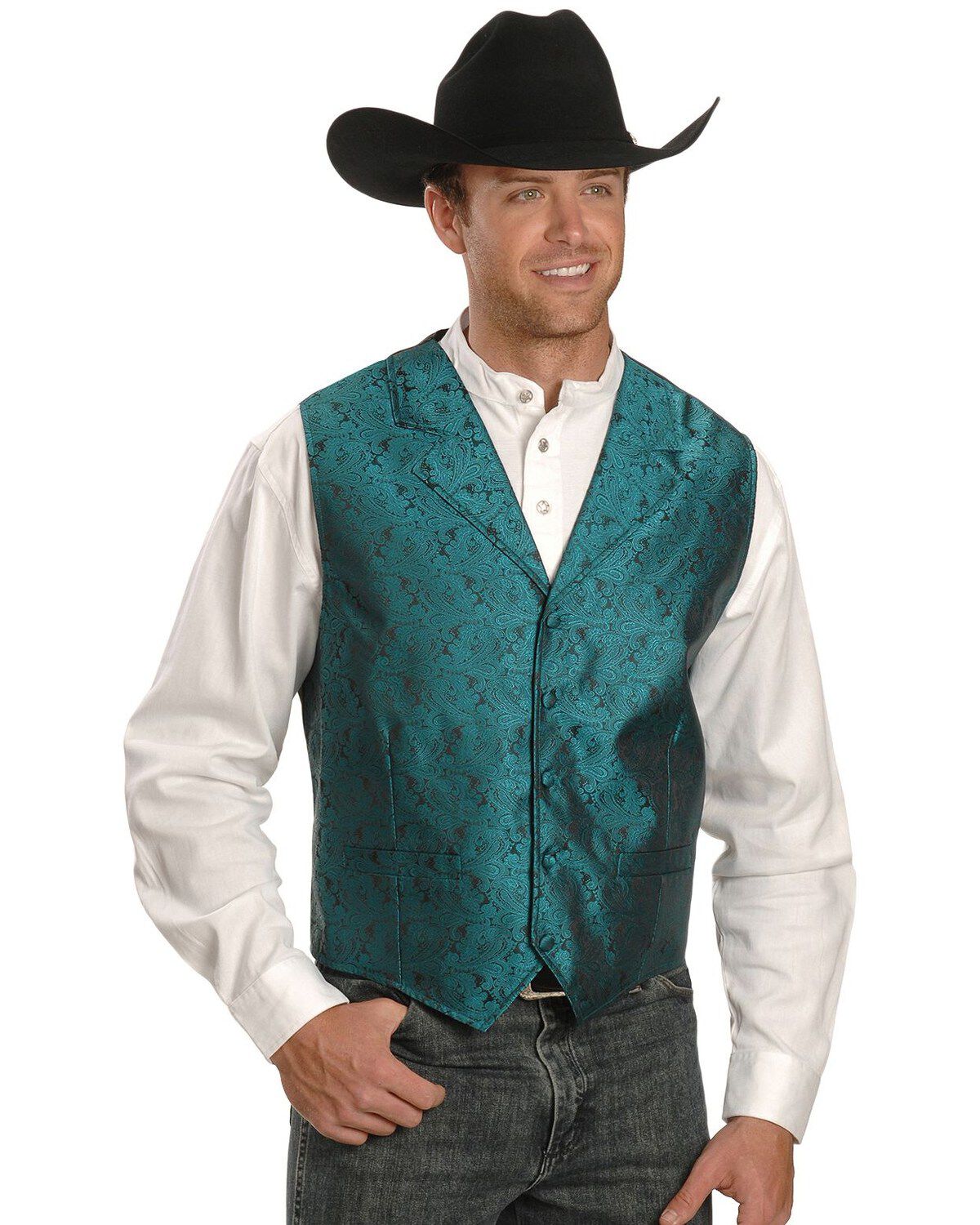 Scully Rangewear by Classic Paisley Dress Vest