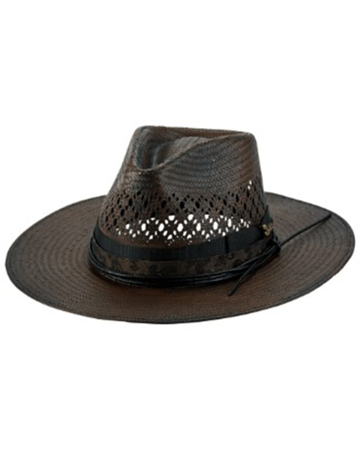 Bullhide Chocolate Distressed Inspired Fedora Hat
