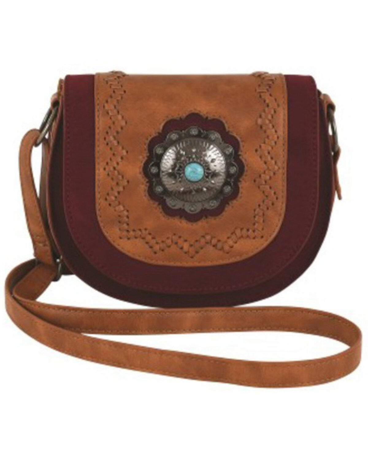 Women's Tony Lama Suede Crossbody Bag