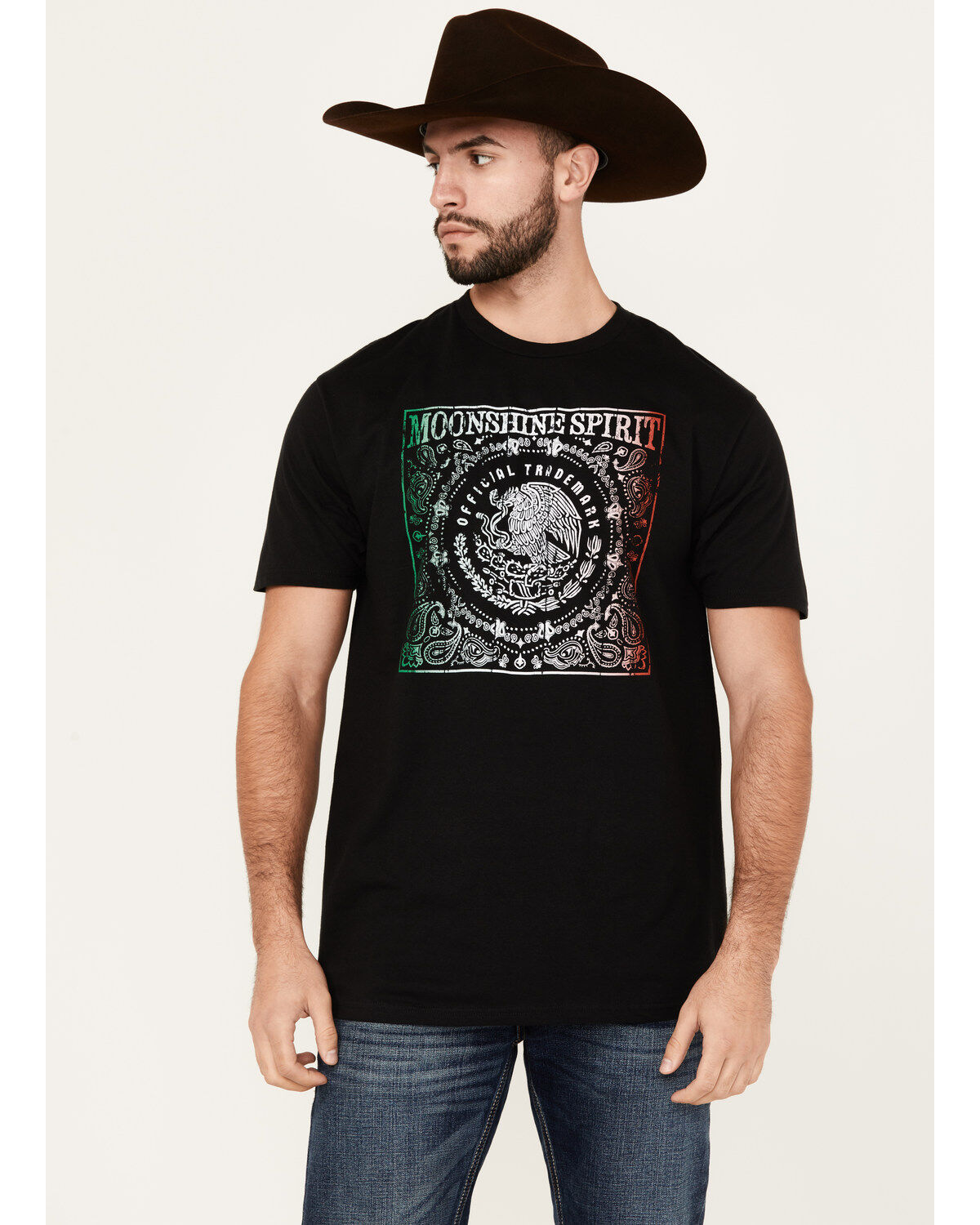 Men's Moonshine Spirit Official Trademark Short Sleeve Graphic T-Shirt