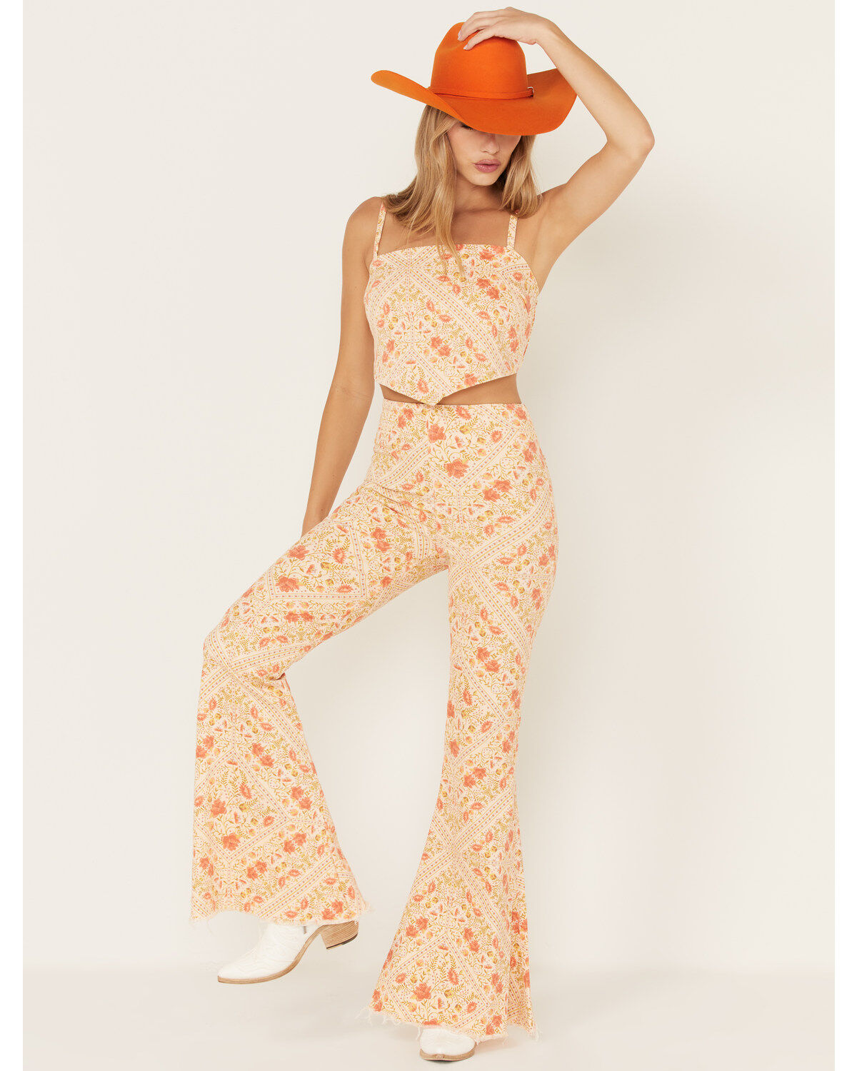 Women's Show Me Your Mumu Belmont Paisley Print Pull On Trouser Pants