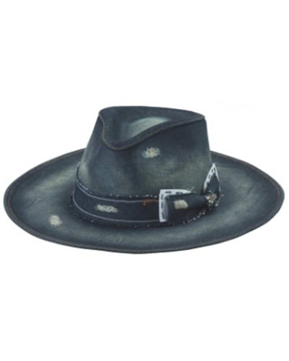 Bullhide Denim Anaheim Bow Fedora Hat