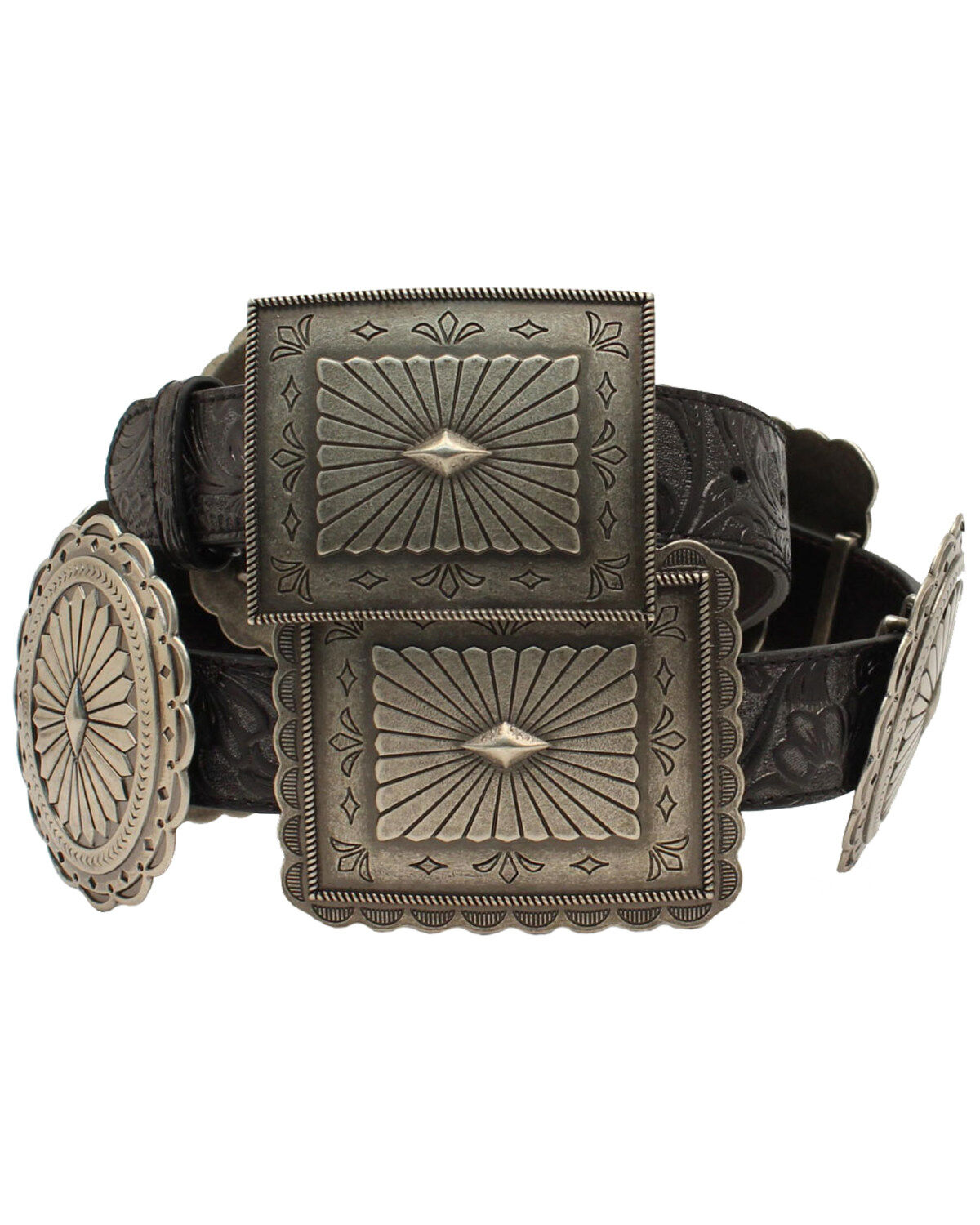Women's Ariat Embossed Concho Western Belt