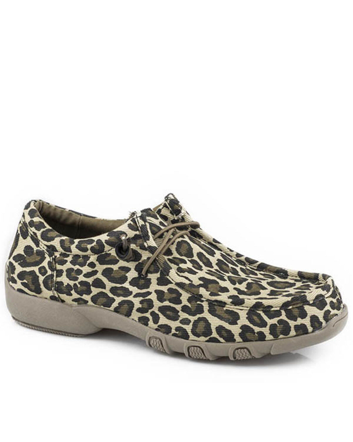 Women's Roper Chillin' Leopard Casual Shoes - Moc Toe